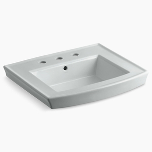 K2358-8-95 Archer Pedestal Basin Part - Ice Grey