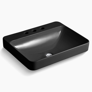 K2660-8-7 Vox Vessel Style Bathroom Sink - Black