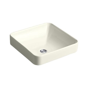 K2661-96 Vox Vessel Style Bathroom Sink - Biscuit