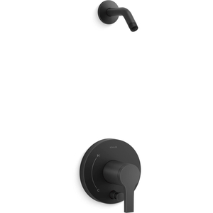 KTLS35326-4-BL Elate Shower Faucet Trim Trim Kit - Matte Black