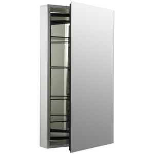 K2943-PG-SAA Catalan Swing Door Medicine Cabinet - Satin Anodized Aluminum