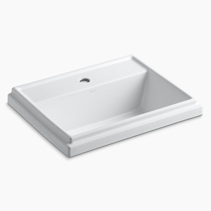 K2991-1-0 Tresham Self Rimming Bathroom Sink - White