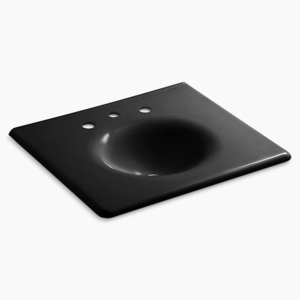 K3048-8-7 Iron/Impressions Vanity Top Bathroom Vanity - Black K3048-8-7 Iron/Impressions Vanity Top Bathroom Vanity - Black