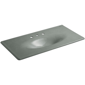 K3052-8-FT Iron/Impressions Vanity Top Bathroom Vanity - Basalt