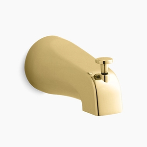 K389-PB Devonshire Tub Spout Shower Accessory - Vibrant Polished Brass