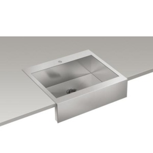 K3935-1-NA Vault Apron Front / Specialty Sink Kitchen Sink - Stainless Steel