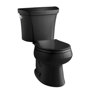 K3987-7 Wellworth Two Piece Toilet - Black