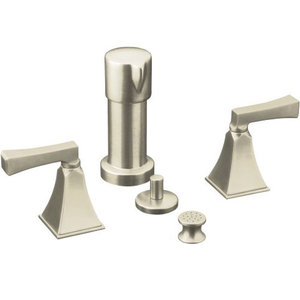 K470-4V-BN Memoirs Stately Vertical Spray Bidet Faucet - Vibrant Brushed Nickel