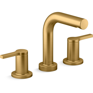 KT33969-4-2MB Elate Deck Mount Tub Faucet - Vibrant Brushed Moderne Brass