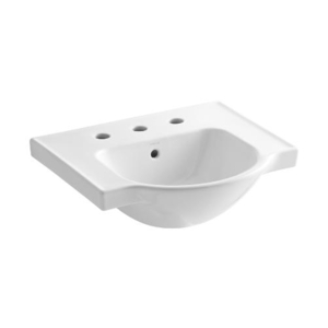 K5247-8-0 Veer Pedestal Basin Part - White