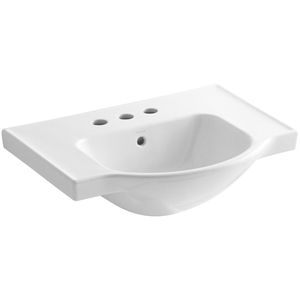 K5248-4-0 Veer Pedestal Basin Part - White