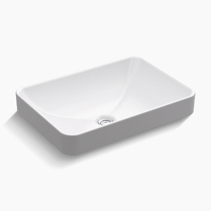 K5373-0 Vox Vessel Style Bathroom Sink - White