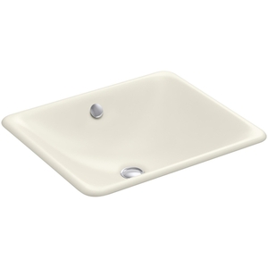 K5400-96 Iron Plains Undermount Style Bathroom Sink - Biscuit