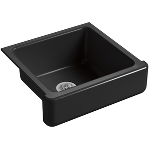 K5664-7 Whitehaven Apron Front / Specialty Sink Kitchen Sink - Black K5664-7 Whitehaven Apron Front / Specialty Sink Kitchen Sink - Black