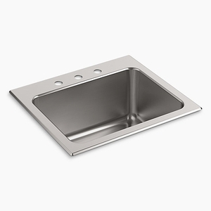 K5798-3-NA Ballad Laundry Sink Laundry / Utility - Stainless Steel