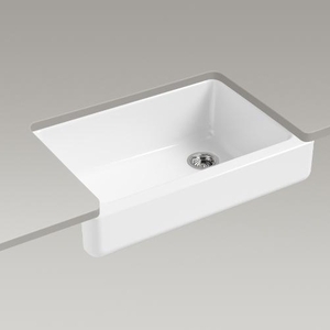 K5826-0 Whitehaven Apron Front / Specialty Sink Kitchen Sink - White