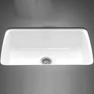 K5864-5U-0 Cape Dory White/Color Undermount - Single Bowl Kitchen Sink - White K5864-5U-0 Cape Dory White/Color Undermount - Single Bowl Kitchen Sink - White