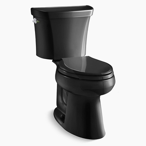 K6393-7 Highline Two Piece Toilet - Black K6393-7 Highline Two Piece Toilet - Black