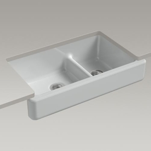 K6426-95 Whitehaven Apron Front / Specialty Sink Kitchen Sink - Ice Grey K6426-95 Whitehaven Apron Front / Specialty Sink Kitchen Sink - Ice Grey