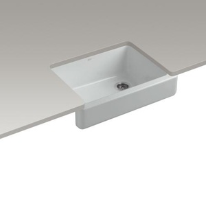 K6486-95 Whitehaven Apron Front / Specialty Sink Kitchen Sink - Ice Grey K6486-95 Whitehaven Apron Front / Specialty Sink Kitchen Sink - Ice Grey