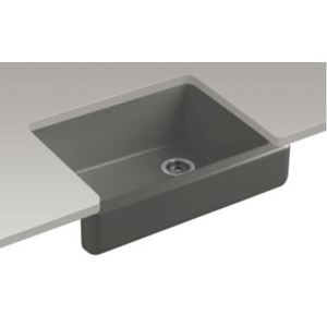 K6487-58 Whitehaven Apron Front / Specialty Sink Kitchen Sink - Thunder Grey K6487-58 Whitehaven Apron Front / Specialty Sink Kitchen Sink - Thunder Grey
