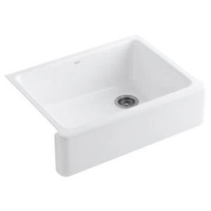 K6487-0 Whitehaven Apron Front / Specialty Sink Kitchen Sink - White