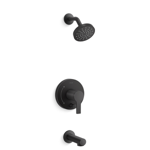 KT35327-4Y-BL Tub & Shower Faucet Trim Trim Kit - Matte Black