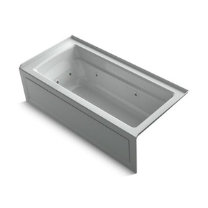 K1949-HRA-95 Archer 66" Whirlpool Bath - Ice Grey K1949-HRA-95 Archer 66" Whirlpool Bath - Ice Grey