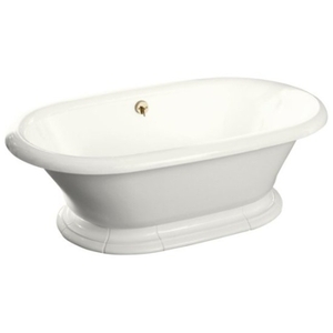 K700-0 Vintage 72" x 42" Soaking Tub - White