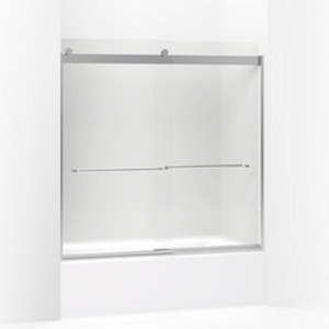 K706006-D3-SH Levity Tub & Shower - Sliding Shower Door - Bright Silver