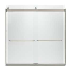 K706006-L-MX Levity Tub & Shower - Sliding Shower Door - Matte Nickel