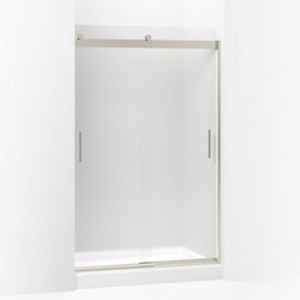 K706008-D3-MX Levity Shower Door - Sliding Shower Door - Matte Nickel