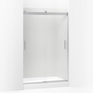 K706008-D3-SH Levity Shower Door - Sliding Shower Door - Bright Silver