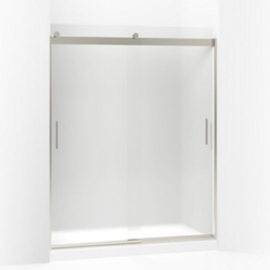 K706009-D3-MX Levity Shower Door - Sliding Shower Door - Matte Nickel