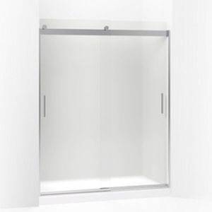 K706009-D3-SH Levity Shower Door - Sliding Shower Door - Bright Silver