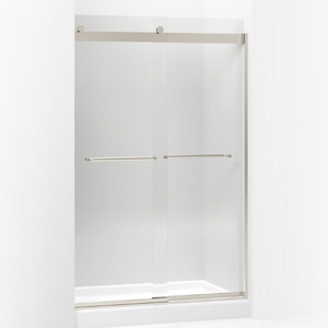 K706014-L-MX Levity Shower Door - Sliding Shower Door - Matte Nickel