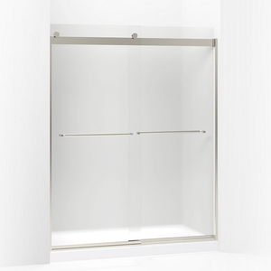 K706015-D3-MX Levity Shower Door - Sliding Shower Door - Matte Nickel