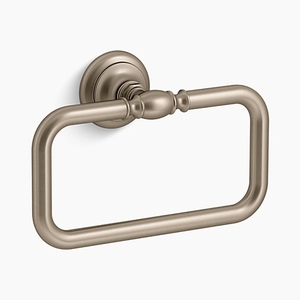 K72571-BV Artifacts Towel Ring Bathroom Accessory - Vibrant Brushed Bronze