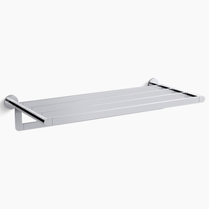 K73157-CP Composed Vanity Shelf Bathroom Accessory - Polished Chrome