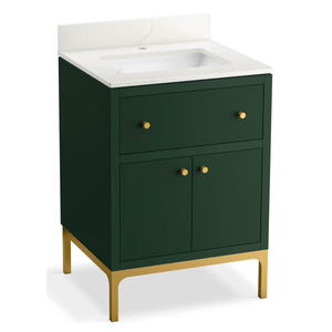 K33000-EMG Calpa Up to 24" Bathroom Vanity - Emerald Green