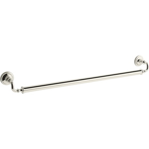 K25157-SN Artifacts Grab Bar Bathroom Accessory - Vibrant Polished Nickel