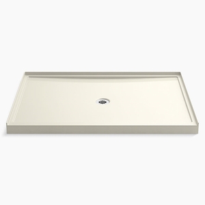 K8659-96 Rely Single Threshold 48'' and Larger Shower Base - Biscuit K8659-96 Rely Single Threshold 48'' and Larger Shower Base - Biscuit