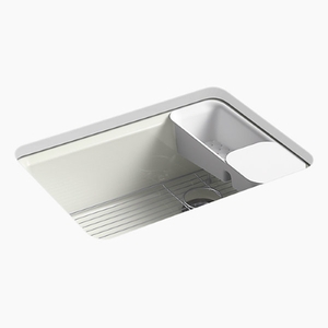 K8668-5UA2-NY Riverby White/Color Undermount - Single Bowl Kitchen Sink - Dune K8668-5UA2-NY Riverby White/Color Undermount - Single Bowl Kitchen Sink - Dune