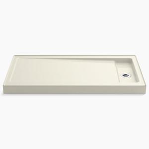 K9164-96 Bellwether Single Threshold 48'' and Larger Shower Base - Biscuit