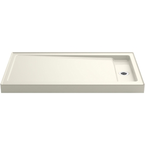 K9178-96 Bellwether Single Threshold 48'' and Larger Shower Base - Biscuit