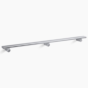 K97626-SHP Choreograph Grab Bar Bathroom Accessory - Bright Polished Silver