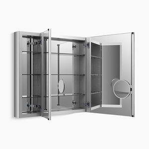 K99011-SCF-NA Verdera Tri-view Medicine Cabinet - Mirror K99011-SCF-NA Verdera Tri-view Medicine Cabinet - Mirror