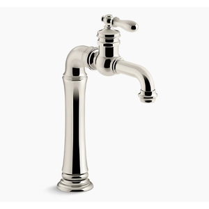 K99268-SN Artifacts Single-Hole Bar Faucet - Vibrant Polished Nickel