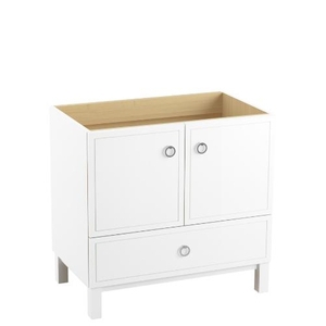 K99506-LG-1WA Jacquard Vanity Base Bathroom Vanity - Linen White K99506-LG-1WA Jacquard Vanity Base Bathroom Vanity - Linen White