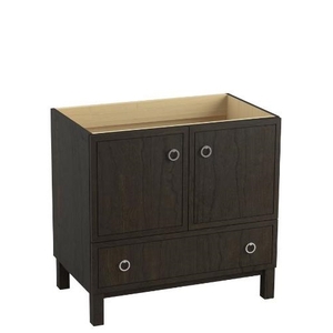 K99506-LG-1WC Jacquard Vanity Base Bathroom Vanity - Felt Grey
